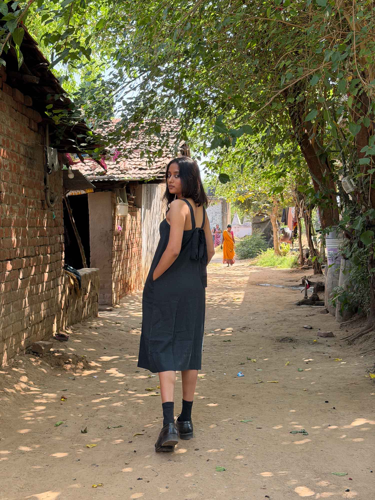 Bustier Black Strap Dress