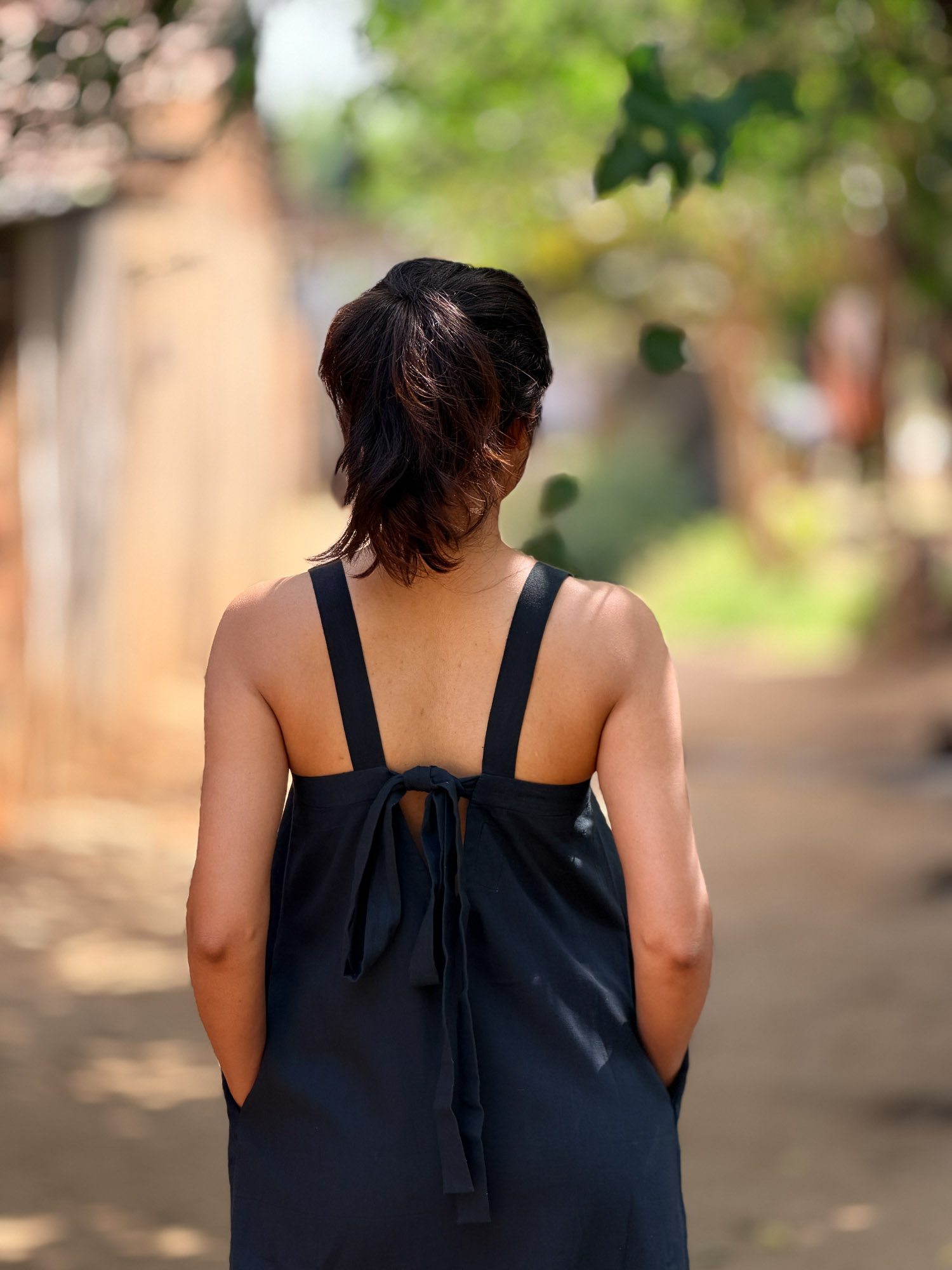 Bustier Black Strap Dress