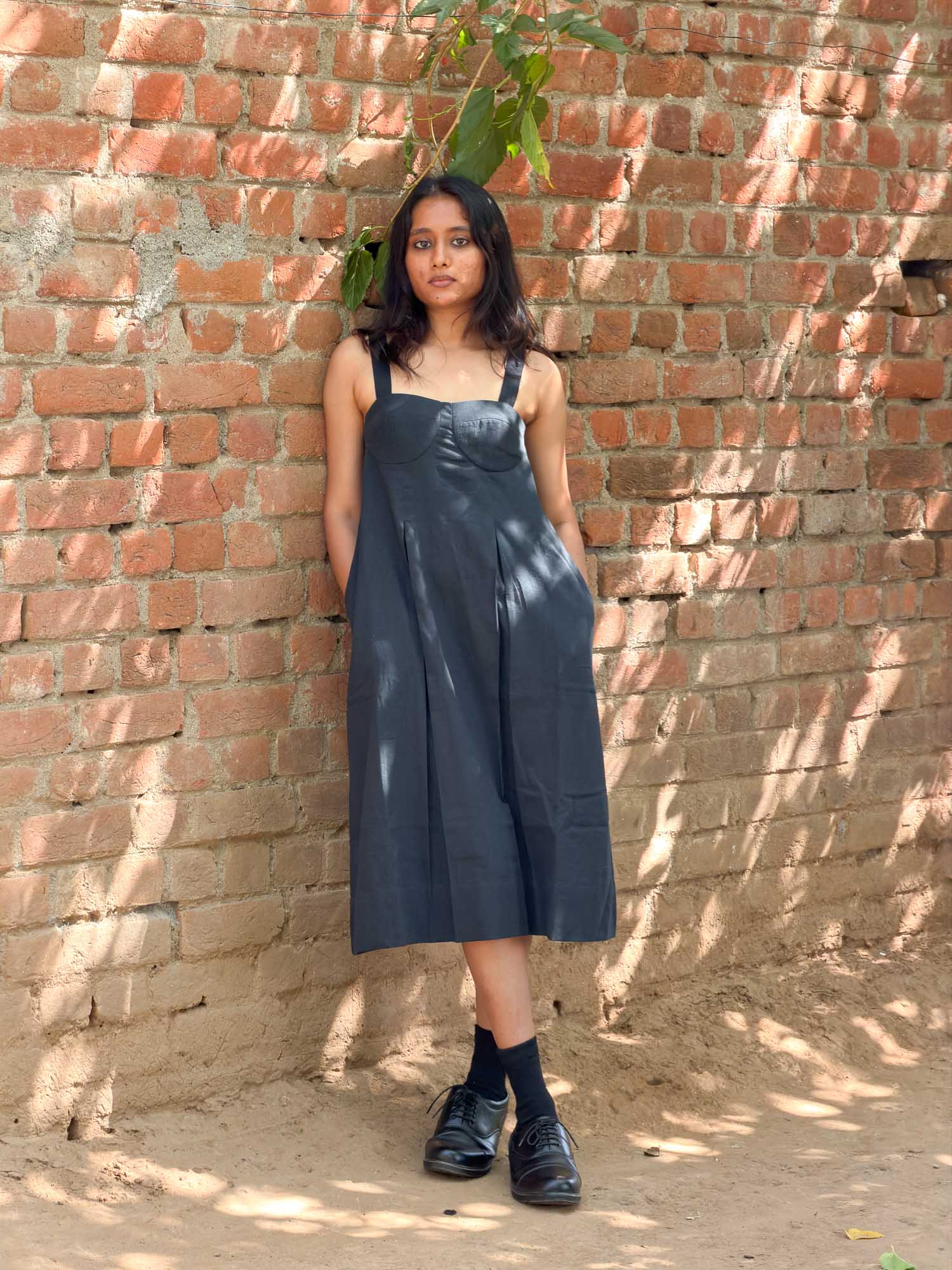 Bustier Black Strap Dress