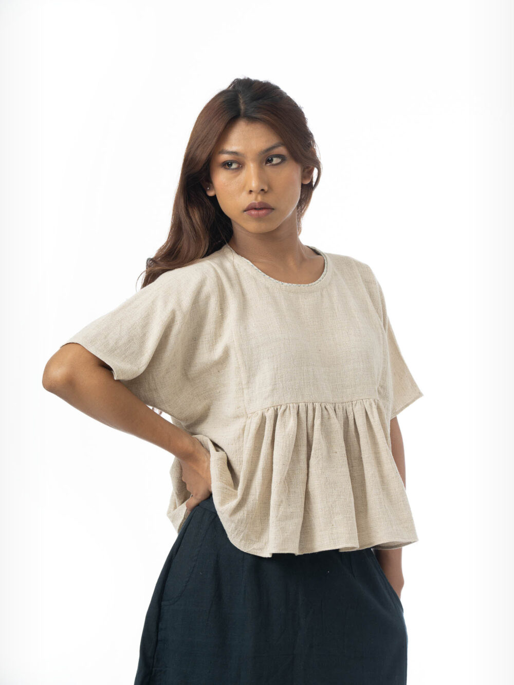 Hoko Frill Top