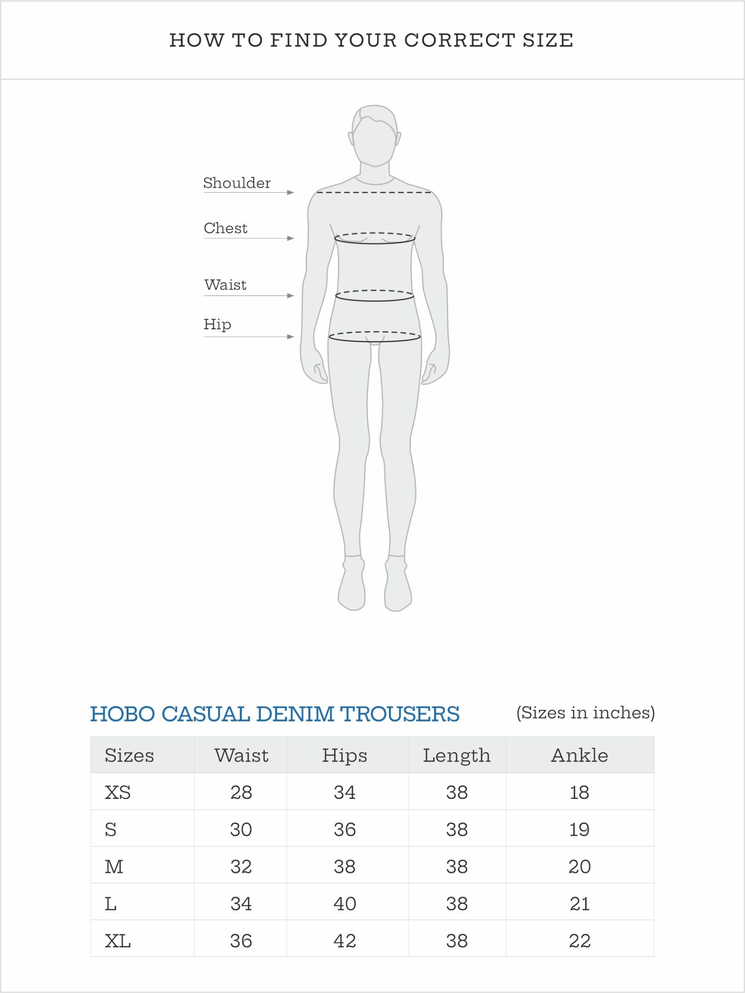 Hobo Casual Denim Trousers