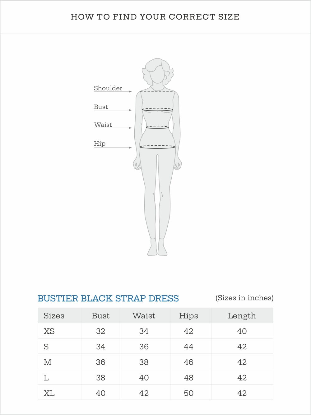 Bustier Black Strap Dress