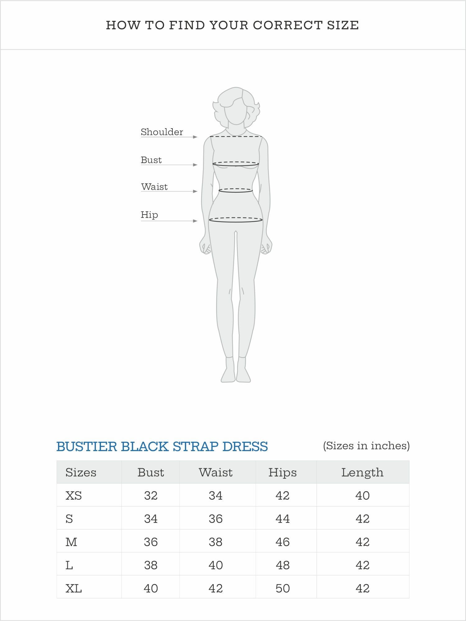 Bustier Black Strap Dress