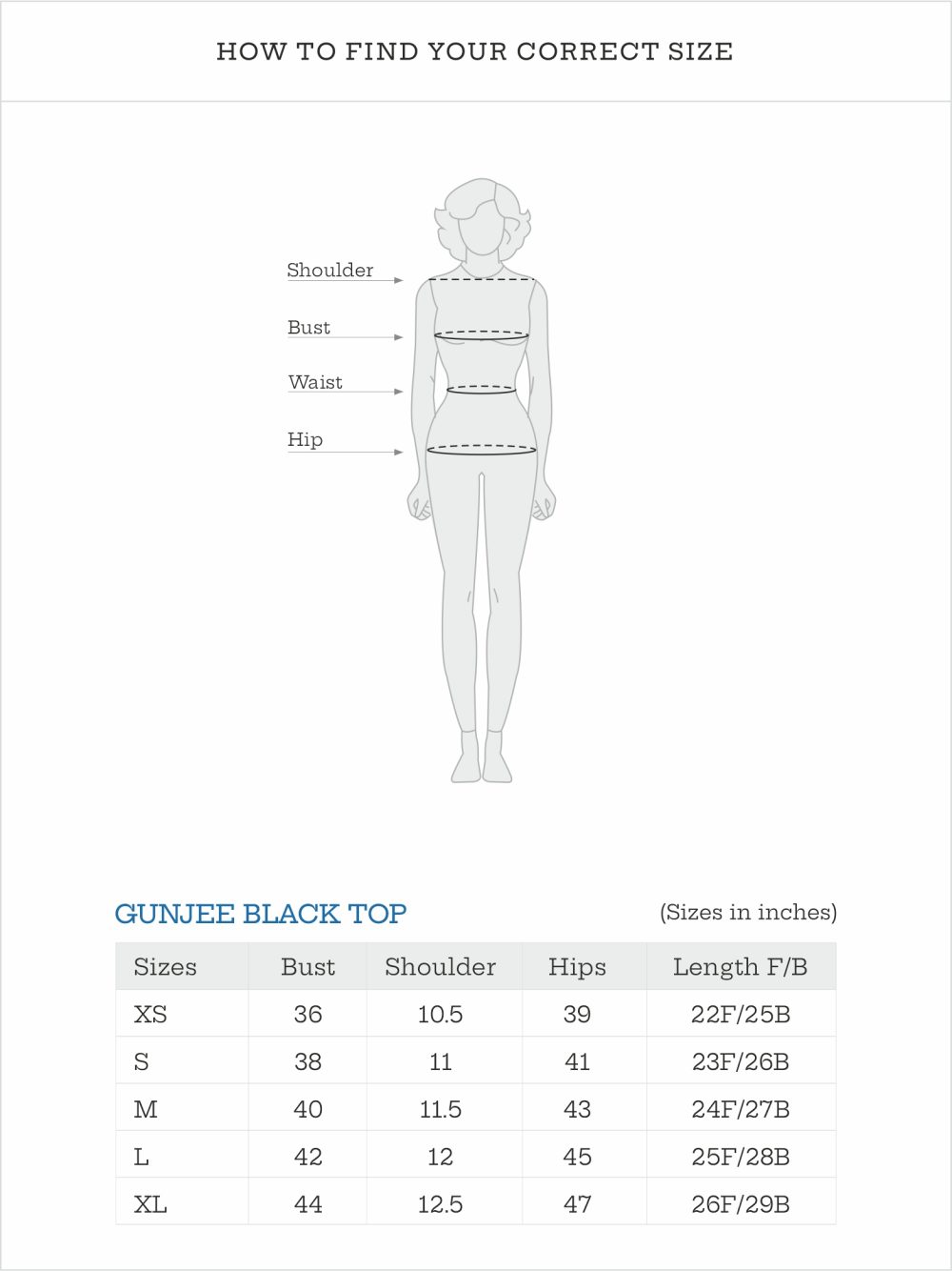 Gunjee Black Top