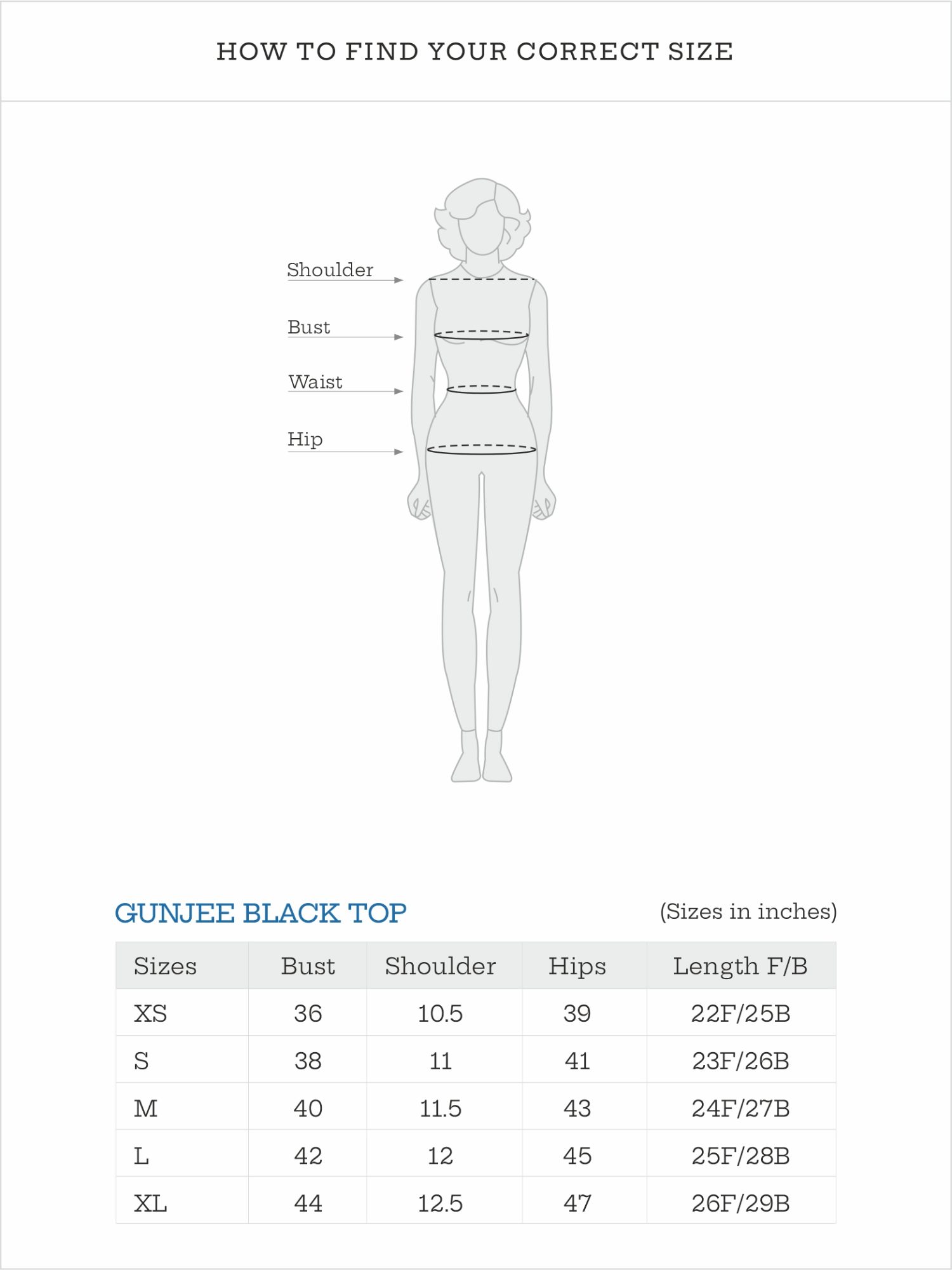 Gunjee Black Top