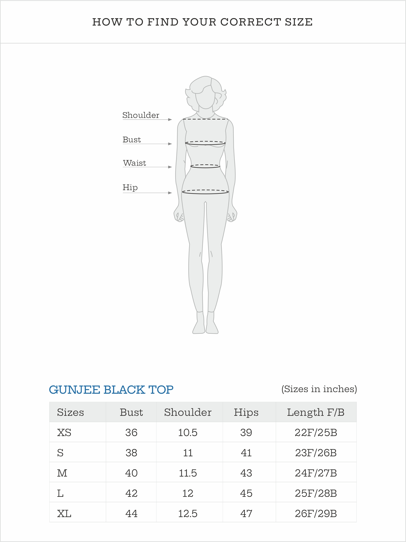 Gunjee Black Top