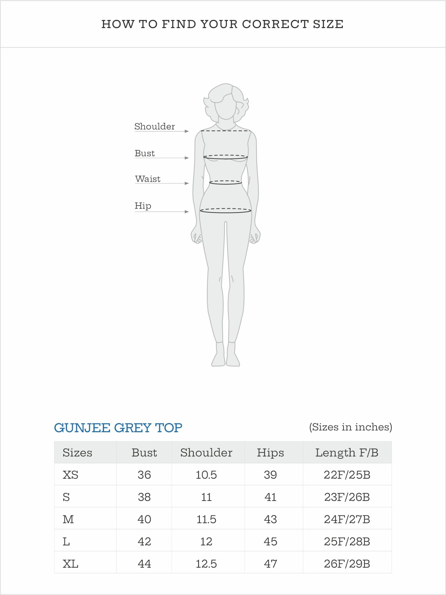 Gunjee Grey Top