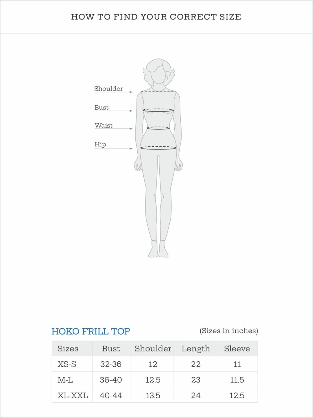 Hoko Frill Top