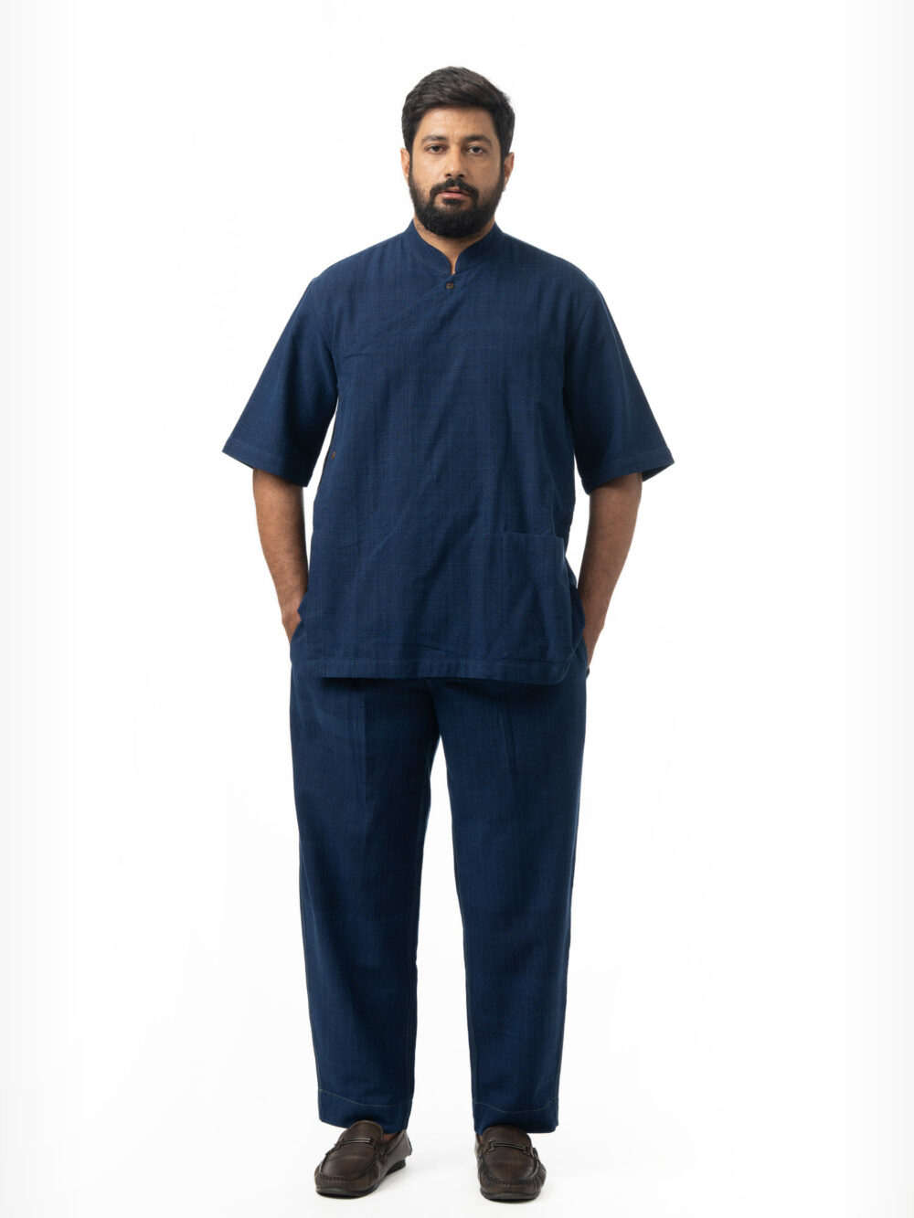 Wide Tuck Trousers