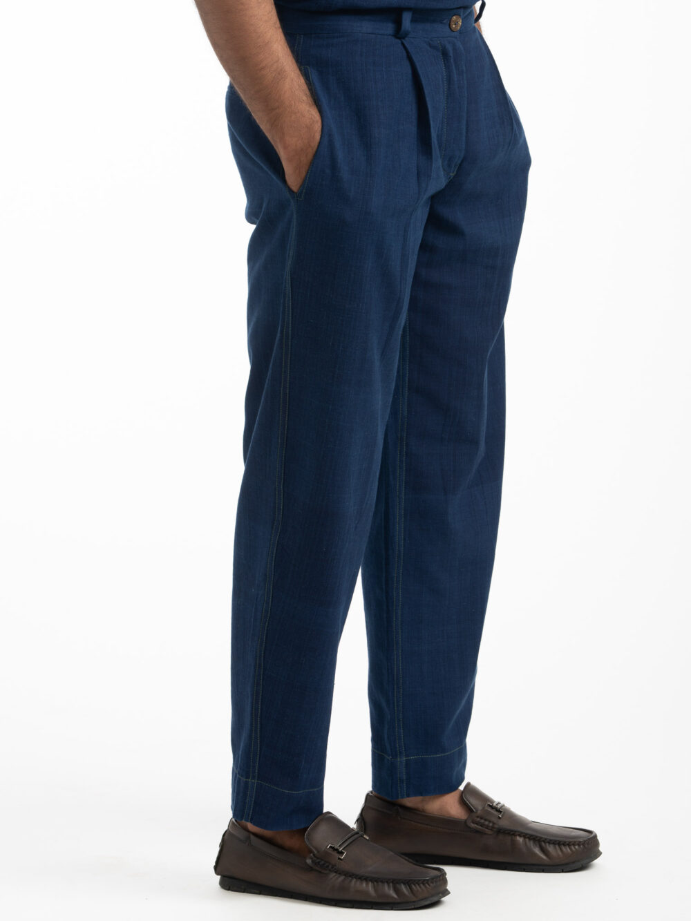 Wide Tuck Trousers